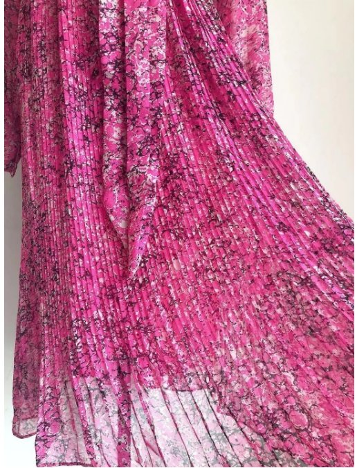 Vintage Vaaleanpunainen Kukkaseremoniamekko