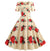 Vintage Yellow Flowers Flared Mekko