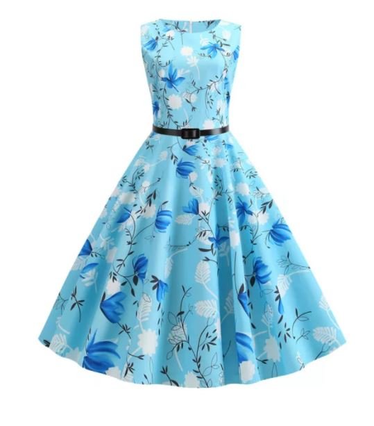 Kevät Vintage Levenevä Mekko