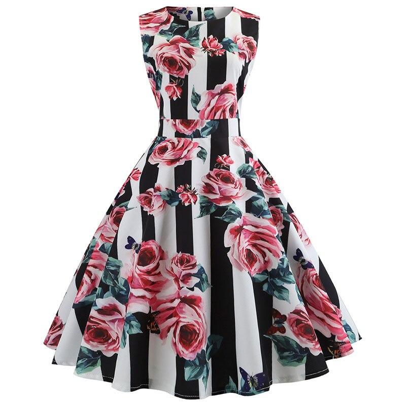 Vintage Roses Levenevä Mekko