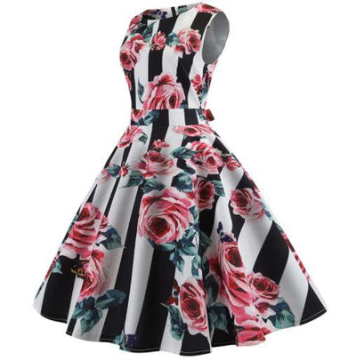 Vintage Roses Levenevä Mekko