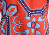 Vintage Red Flowers Leijuva Mekko