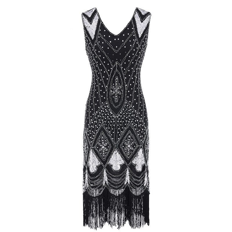 Gatsby Chic -Mekko, Musta Hopea