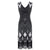 Gatsby Chic -Mekko, Musta Hopea