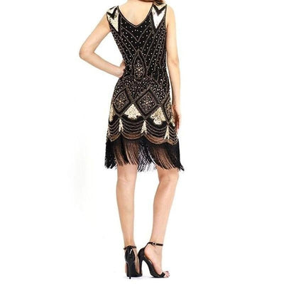 Gatsby Chic Musta Mekko