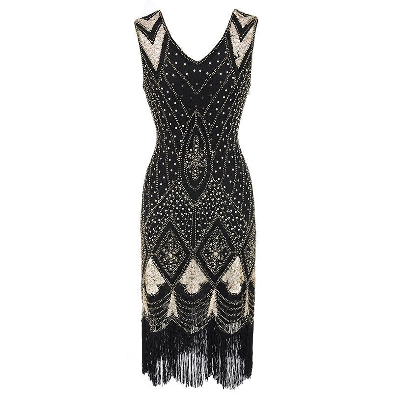 Gatsby Chic Musta Mekko
