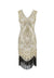 Beige Lyhyt Gatsby-Mekko