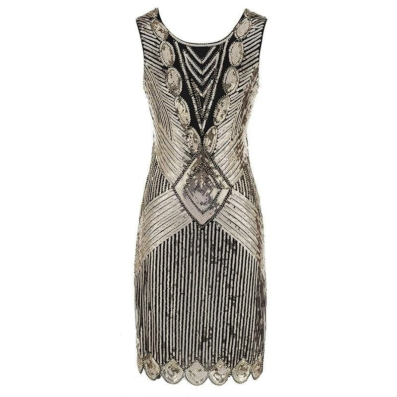 Norsunpunainen Lyhyt Gatsby-Mekko