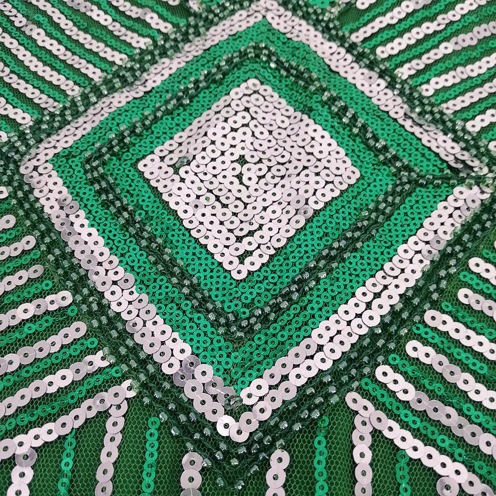 Vihreä Lyhyt Gatsby-Mekko