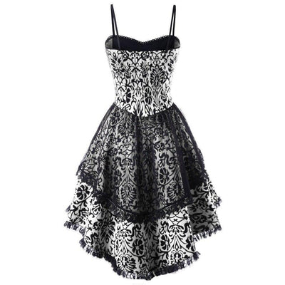 Vintage 50-Luvun Goottilainen Musta Mekko