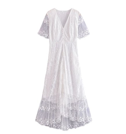 Vintage 70-Luvun Pitkä Mekko