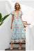 Vintage Bohemian Pitkä Mekko