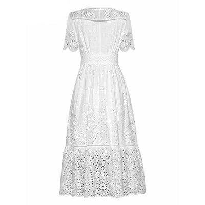 Valkoinen Vintage Häämekko