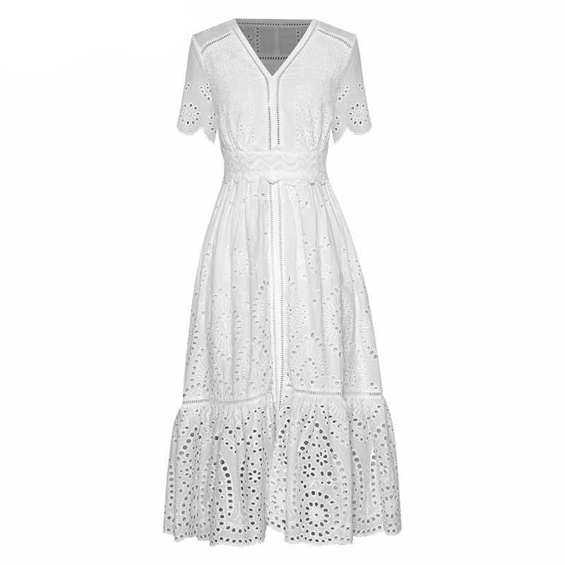 Valkoinen Vintage Häämekko