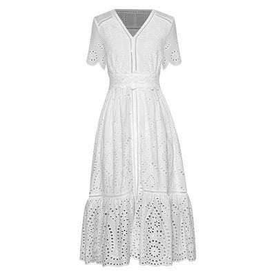 Valkoinen Vintage Häämekko