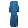 Sininen Vintage Maxi Mekko