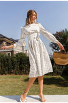 Vintage Kuviollinen Mekko