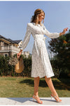 Vintage Kuviollinen Mekko