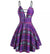 50-Luvun Pin Up -Mekko, Violetti