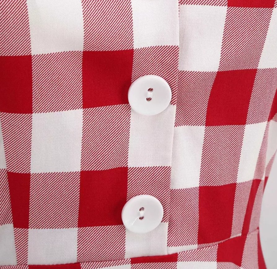 Punainen 50-Luvun Retromekko