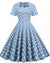 50-Luvun Vintage-Tyylinen Mekko, Sininen