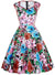 50-Luvun Vintage-Kukkatyylinen Mekko