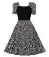 Musta Vintage 50-Luvun Tyylinen Mekko