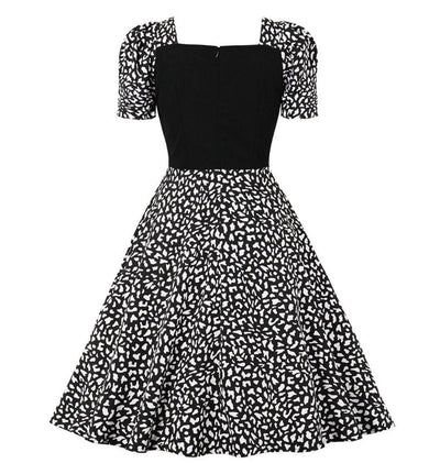 Musta Vintage 50-Luvun Tyylinen Mekko