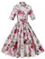 50-Luvun Vintage Roses -Tyylinen Mekko