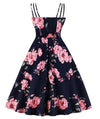 Vintage Style Plus -Kokoinen Avoin Kukkamekko