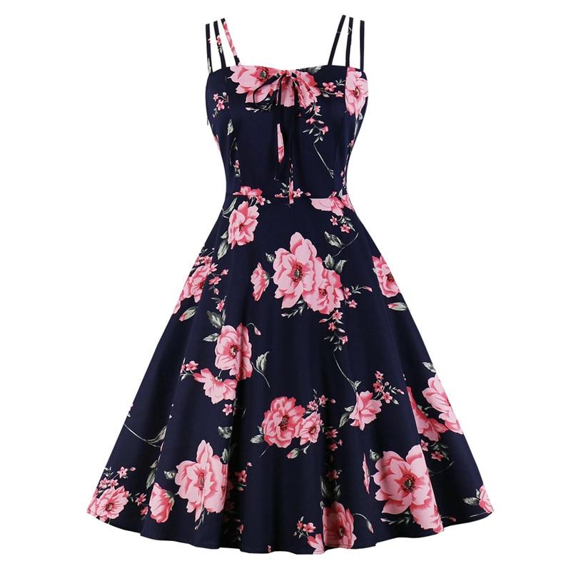 Vintage Style Plus -Kokoinen Avoin Kukkamekko