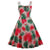 Plus-Koon Kevään Vintage-Tyylinen Mekko