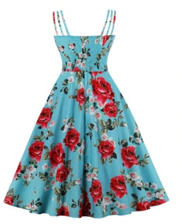 Plus-Kokoisia Vintage-Tyylisiä Mekkoruusuja