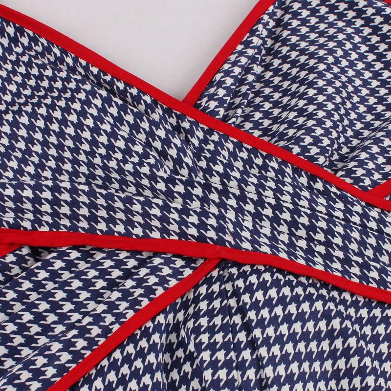 Sininen Vintage Esiliinamekko