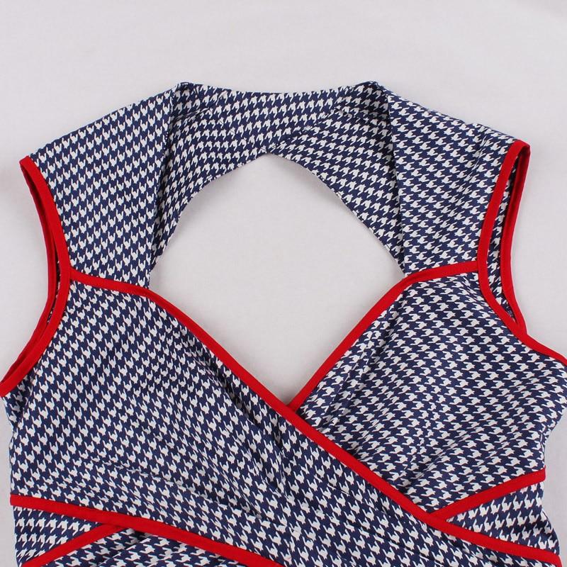 Sininen Vintage Esiliinamekko