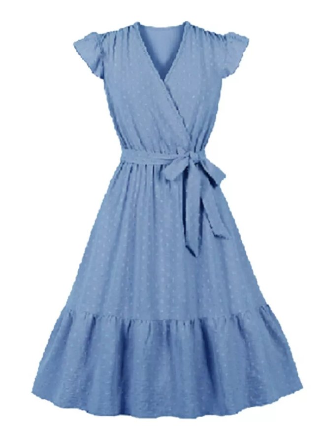 Sininen Vintage Tunikamekko