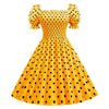 Keltainen 50-Luvun Mekko