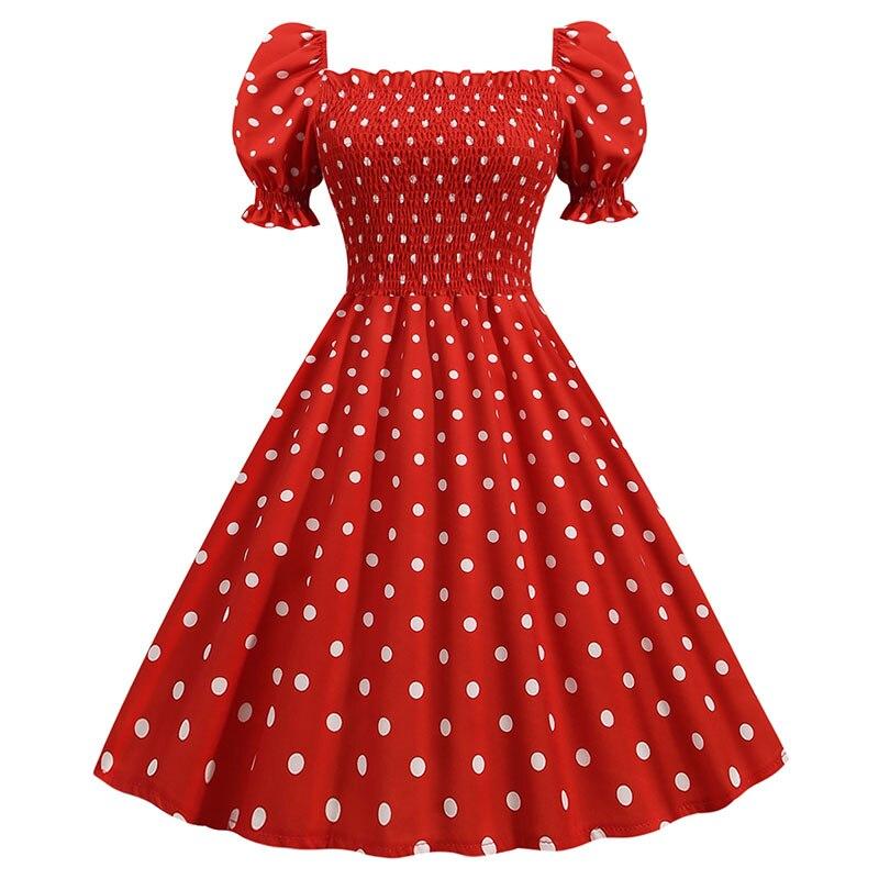 Punainen 50-Luvun Mekko