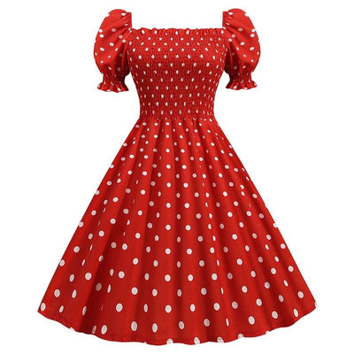 Punainen 50-Luvun Mekko