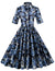 Vintage 1950 Mekko Sininen