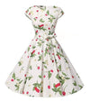 Vintage 1950 Kirsikkamekko