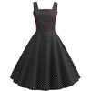Vintage 1950 -Mekko, Musta