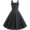 Vintage 1950 -Mekko, Musta