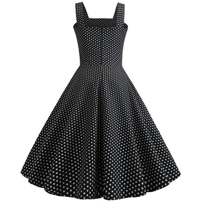 Vintage 1950 -Mekko, Musta
