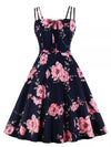 Vintage 1950 Red Roses -Mekko