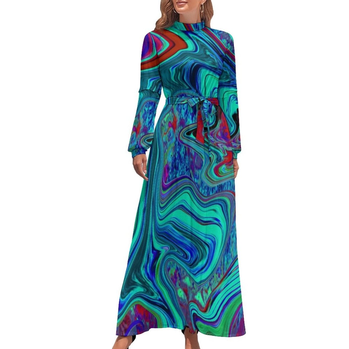 Vintage 1970 Tyylikäs Mekko