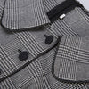 Vintage 50-Luvun Mekko, Harmaa Lyhyet Hihat