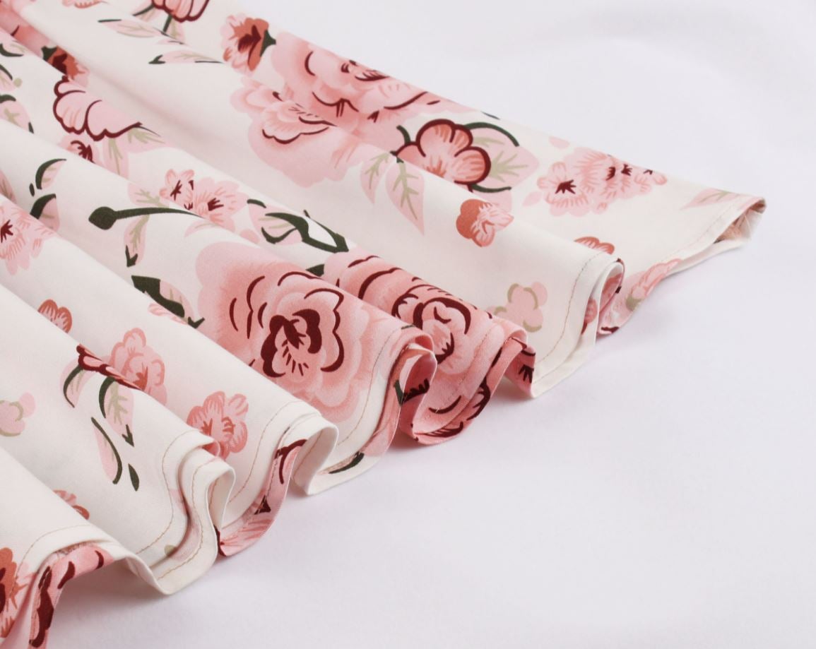 Vintage 50s Plus Size Vaaleanpunainen Mekko