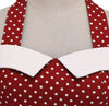 Vintage Mekko Punaisilla Pilkuilla