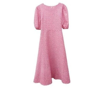 Vintage 1940-Luvun Vaaleanpunainen Mekko
